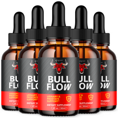 Bull Flow Drops Prostate Support Advanced Vitamin Supplement (5 Pack-120 Serves)