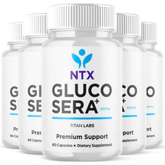 (5 Pack) Gluco Sera+ Pills Advanced Blood Health Support Supplement GlucoSera+ 300 Capsules