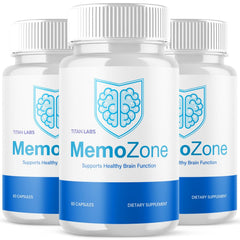 (3 Pack) MemoZone Pill Nootropic Natural Brain Supplement Memo Zone 180 Capsules