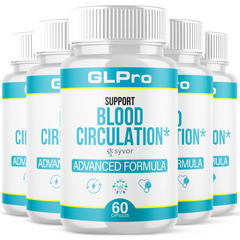GLPro Blood Pills Advanced Support Glycogen Max Supplement (5 Pack-300 Capsules)