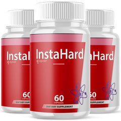 (3 Pack) InstaHard Advanced Male Support Pill Insta Hard Supplement 180 Capsules
