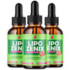 Image of (3 Pack) Lipo Zenix Drops Advanced Health & Fitness Support LipoZenix 90 Servs