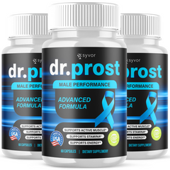 (3 Pack) Dr. Prost Advanced Male Pills Formula Dr.Prost Supplement 180 Capsules