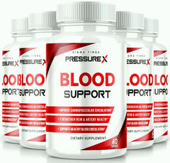 (5 Pack) Pressure X Blood Support Supplement 300 Capsules - ARMOLEY