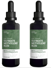 Earth Harmony Methylene Blue Pharmaceutical Grade 99.99% - 2 Fl Oz, (2-Pack)