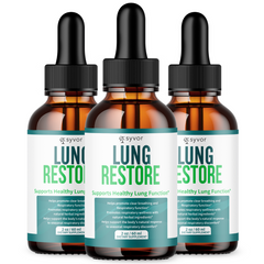 (3 Pack) Lung Restore Drops Advanced Formula for Lung Health Support 90 Servings