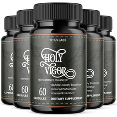 (5 Pack) Holy Vigor Advanced Male Support Vitamin Supplement HolyVigor 300 Capsules