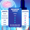 Image of (3 Pack) Neuron Gold Drops Advanced Brain Health Support, NeuronGold 90 Servings