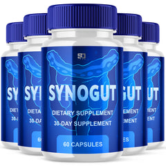 Synogut Pills Dietary Supplement (5 Pack-300 Capsules)