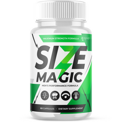 (1 Pack) Size Magic for Men Advanced Max Formula Vitamin Supplement 60 Capsules
