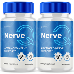 (2 Pack) Nerve Q Advanced Nerve Support Max Formula Nerve Q Vitamin 120 Capsules