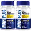 Image of Man Plus Boosts Energy, Vitality and Male Natural Performance (2 Pack - 120 Capsules)