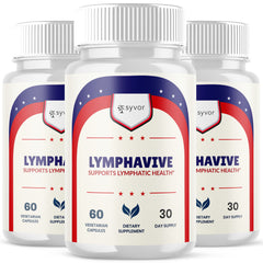 (3 Pack) Lymphavive Advanced Support for Healthy Bod, Lympha Vive 180 Capsules