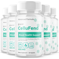 (5 Pack) CelluFend Blood Pills Advanced Support Cellu Fend Formula 300 Capsules