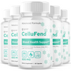 Image of (5 Pack) CelluFend Blood Pills Advanced Support Cellu Fend Formula 300 Capsules