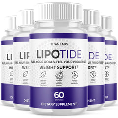 (5 Pack) Lipo Tide Advanced Energy & Fitness Max SupplementLipoTide 300 Capsules
