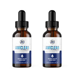 Amiclear Drops, Amiclear Liquid Blood Sugar Supplement Drops (120 ML) (2 Pack)