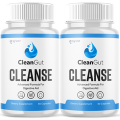 Clean Gut Cleanse Probiotic Supplement Pills (2 Pack - 120 Capsules)