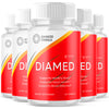 Image of (5 Pack) Diamed Pills Advanced Blood Support Formula Max Supplement 300 Capsules