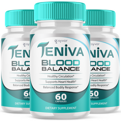 Teniva Blood Balance Advanced Support Glycogen Supplement (3 Pack - 180 Capsules)