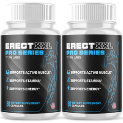 (2 Pack) Erect XXL Advanced Male Health Support Supplement ErectXXL 120 Capsules