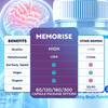 Image of (3 Pack) Memo Rise Advanced Nootropic Formula Brain Supplement MemoRise 180 Capsules