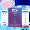 Image of Neuro Sharp Nootropic All Natural Formula Brain Supplement 60 Capsules