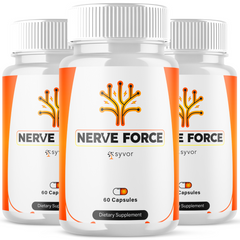 (3 Pack) NerveForce Nootropic All Natural Nerve Force Supplement 180 Capsules
