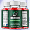 Image of (3 Pack) Titanwood Gummy Advanced Male Support Supplement Titan Wood 180 Gummies