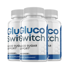 (3 Pack) Gluco Switch Glucoswitch Supplement (180 Capsules)