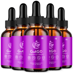 Gut Go Health Supplement - Support for Optimal Digestive Health (5 Pack)