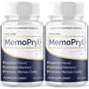 Image of (2 Pack) MemoPryl Nootropic All Natural Brain Supplement Memo Pryl 120 Capsules