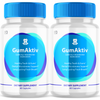 Image of GumAktiv Oral Probiotic - Supports Healthy Teeth & Gums - 120 Capsules (2 Pack)