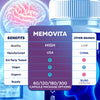 Image of (5 Pack) Memovita Nootropic All Natural Formula Memo Vita Supplement 300 Capsule