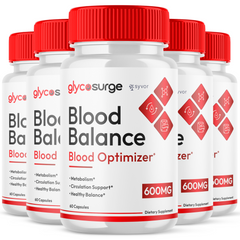 GlycoSurge Blood Balance Glycogen Supplement (5 Pack-300 Capsules)