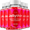 Image of (5 Pack) Jellythin ACV Gummys 1000MG Advanced Jelly Thin Supplement 300 Gummies