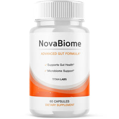 (1 Pack) NovaBiome Probiotic Gut Health & Digestive Function Nova Biom 60 Capsules