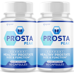 Prosta Peak Advanced Prostate & Bladder Support Supplement Pills (2 Pack - 120 Capsules)
