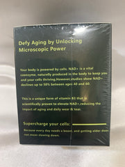 NAD ADVANCED Anti-Aging Supplement for Skin/Aging Support, Energy, Focus 60 Capsules