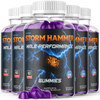 Image of (5 Pack) Storm Hammer Male Gummys Advanced StormHammer Max Vitamin 300 Gummies
