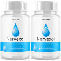 (2 Pack) Nervexol Nootropic All Natural Nerve Support Supplement 120 Capsules