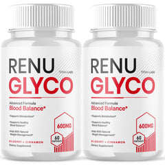 (2 Pack) Renu Glyco Advanced Blood Health Support Supplement RenuGlyco 120 Capsules