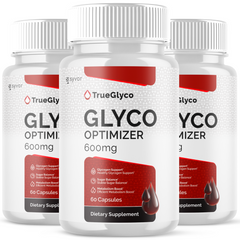 True Glyco Blood Supplement Pills Advanced Support TrueGlyco Formula (3 Pack - 180 Capsules)