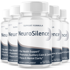NeuroSilence Ear Health Support Advanced Neuro Silence Formula (5 Pack - 300 Capsules)