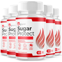 (5 Pack) Sugar Protect Advanced Blood Support Supplement SugarProtect 300 Capsules