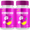 Image of Stomax Gold Probiotic Gut Health Formula Enhance Digestive Function (2 Pack - 120 Capsules)