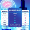 Image of (1 Pack) Neo Memory Nootropic Brain Health Support Drops NeoMemory 30 Servings