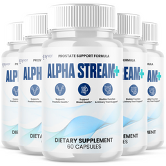 Alpha Stream Plus Supplement (5 Pack-300 Capsules)