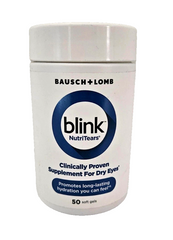 Blink NutriTears Clinically Proven Supplement for Dry Eyes 50 Ct. Softgels 12/25