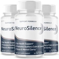 NeuroSilence Ear Health Support Advanced Neuro Silence Formula (3 Pack - 180 Capsules)